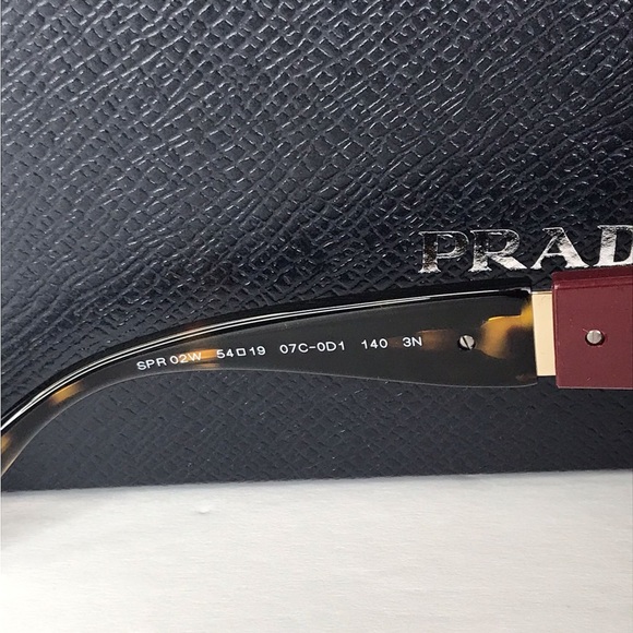 Authentic New Dark Brown Cat Eye Ladies Sunglasses PR 02WSF 07C0D1 56 - Picture 12 of 13